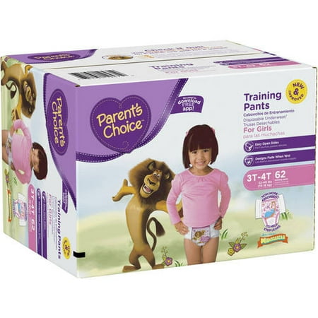 Parent's Choice Training Pants for Girls (Choose Pant Size and Count)