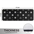 thumbnail image 5 of Kitchen Rugs Sets Of 2,Black White Sun Moon Star Geometry Pattern Anti Fatigue Kitchen Mat Rugs Non Slip Washable,Decorative Kitchen Floor Mats for Kitchen,Sink,Laundry,17"x47"+17"x47", 5 of 5
