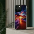 thumbnail image 3 of DistinctInk Hybrid (Acrylic / TPU) Clear Slim Fit Case for Apple iPhone 13 Pro (6.1" Screen) - "Tranquil Dusk: A Captured Movement", 3 of 8