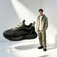 thumbnail image 5 of Men's Breathable Mesh Casual Sports Shoes, Thick-Soled, Non-Slip, Outdoor Comfortable, Height-Increasing, Suitable for Wide Feet, Running and Walking Training Shoes, 5 of 6