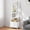White, variant on 4 Tier Ladder Shelf,Ladder Bookshelf with Storage Space,Modern Corner Shelf,Freestanding Wood Ladder Bookcase for Living Room,Home Office,Bedroom (Black)