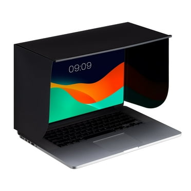 kwmobile Laptop Sun Shield - Shade for Laptop Computer Screen Glare Protection for Outdoor Working Outside - Laptop Visor Sun Cover - for 15" Laptops