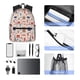 thumbnail image 4 of Disketp Paris Mochila Ligera Clásica con Múltiples Bolsillos, Mochila Casual para Hombre y Mujer, Ideal para Escuela, Trabajo y Viajes, 4 of 6