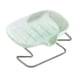 thumbnail image 2 of Jabonera de taza para cocina, jabonera en forma de hoja, caja de jabón, soporte de caja, jabonera de drenaje automático, jabonera para encimera de hab verde claro, 2 of 9