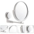 thumbnail image 2 of MLINS Creative Suction Cup Makeup Mirror Simple Style Wall Mounted Mirror for Bathroom, 2 of 6
