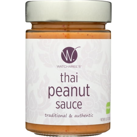 Watcharee's Sauce - THAI PEANUT, Pack of 6, Size 12.8 (The Best Peanut Sauce)