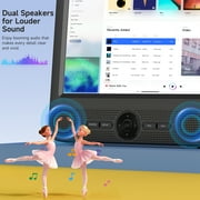 WONNIE 7.5” Dual DVD Player for Car, Portable Dual Screen DVD Player for Kids with Strap, AV In/Out, Support Play Same or Two different Videos/USB/SD, Best Kids Gift (Without Built-in Battery)