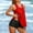 Red, variant on Great Gifts for Less Ofreoo Womens Two Piece Swimsuits Plus Size Bathing Suit Halter V Neck Swimwear Tummy Control Tankini Top