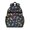 Colorful Dinosaurs Rockets Pattern, variant on Dinosaur and Flower Pattern Cute School Backpack Bag for School with Padded Back and Adjustable Shoulder Straps 15.25"x11.5"x5.25"