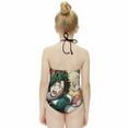 thumbnail image 4 of Anime Mha My Hero Academia Children's One-piece Swimwear Halterneck Swimsuit Summer Beach Girl's Bathing Suits Breathable Beachwear, 4 of 7
