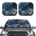 thumbnail image 2 of Cauagu Golden Blue Mountains Cauagu {designName} Print Foldable Car Windshield Sun Shade | Front Windshield Shade for Sun | Fits Small Sedans, Mini SUVs, Hatchbacks-Large, 2 of 6