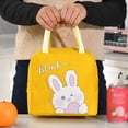 thumbnail image 4 of Dsscvnef Portable Thermal Insulation Lunch Bag Large Capacity Bento Cartoon Design Thickened Cloth Meal Tote for Work School Picnic, 4 of 6