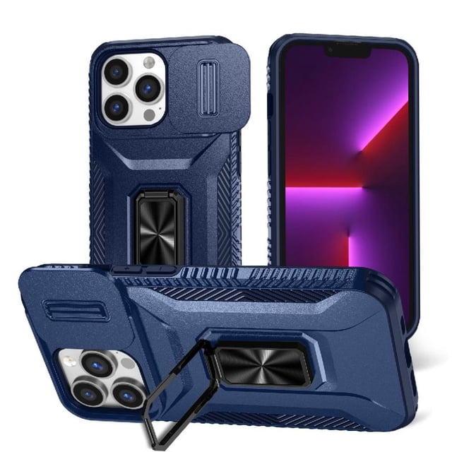 Case for GANGXUN iPhone 13 Pro Max -Dual Protection, Holder, Magnetic Function for Car