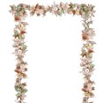thumbnail image 2 of Fall Garland with Pumpkins Maple Leaves Artificial Autumn Vine Garland for Indoor Outdoor Home Thanksgiving Halloween Decor Fireplace Mantle Porch Party Farmhouse Seasonal Decoration, 2 of 9
