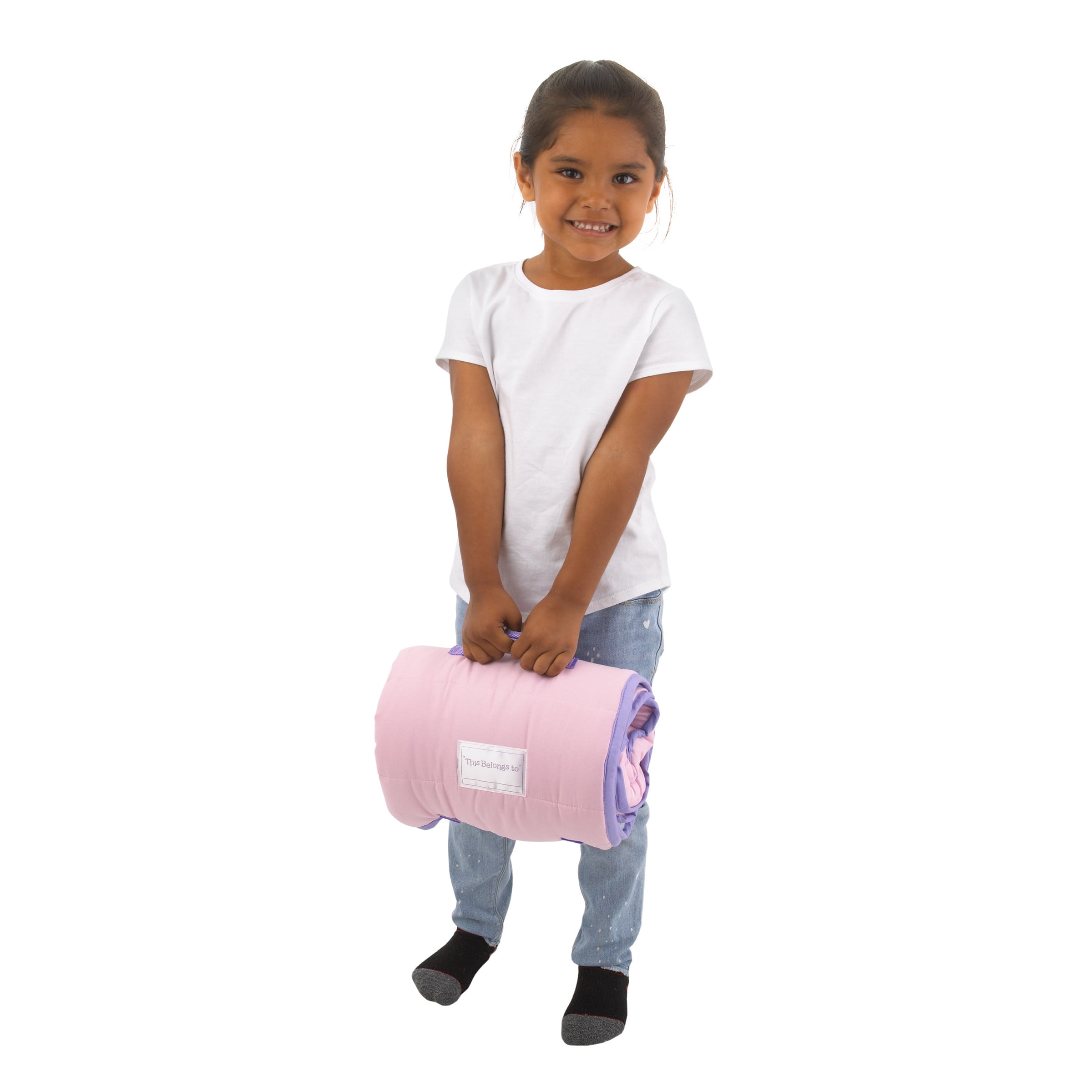 Everything Kids Pink Unicorn Preschool Nap Mat, Toddler Girl