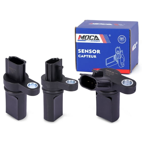 MOCA AUTOPARTS 2x Camshaft & 1x Crankshaft Position Sensor Fit for 2003-2007 Nissan Murano 3.5L & 2003-2008 INFINITI FX35 3.5L