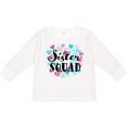 thumbnail image 3 of Inktastic Sister Squad Hearts Girls Long Sleeve Toddler T-Shirt, 3 of 5