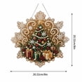 thumbnail image 2 of Christmas Diy 3D Pearl Diamond Painting Kit For Adults Diamond Art Diy Suncatcher Kit Special Shape Acrylic With Lace Edge Window Pendant Christmas Diy Crystal For Home Wall Decor(8In), 2 of 5