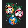 thumbnail image 3 of Disney - Mickey Minnie Pluto Ornaments - Men's Crew Fleece Sweatshirt Sweatshirt, 3 of 5