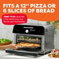 thumbnail image 3 of Instant Omni Plus 19QT/18L Toaster Oven Air Fryer, 10-in-1 Functions, Fits 12 Pizza, Crisp, Broil, Bake, Roast, Toast, Warm, Convection, 100+ In-App Recipes, from the Makers of Instant Pot, Black, 3 of 5
