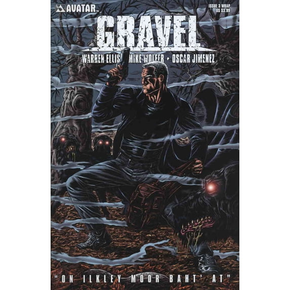 Gravel #3A VF ; Avatar Comic Book