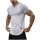 thumbnail image 2 of pstuiky camisetas para hombre, Camisa informal de manga corta con cuello en V y textura vertical de color liso para hombre camisas casuales para hombre xl, 2 of 9