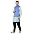 thumbnail image 2 of Sonakshi Fashion Men's Brocade Waistcoat Bandhgala Festive Jacquard Nehru Jacket, 2 of 6