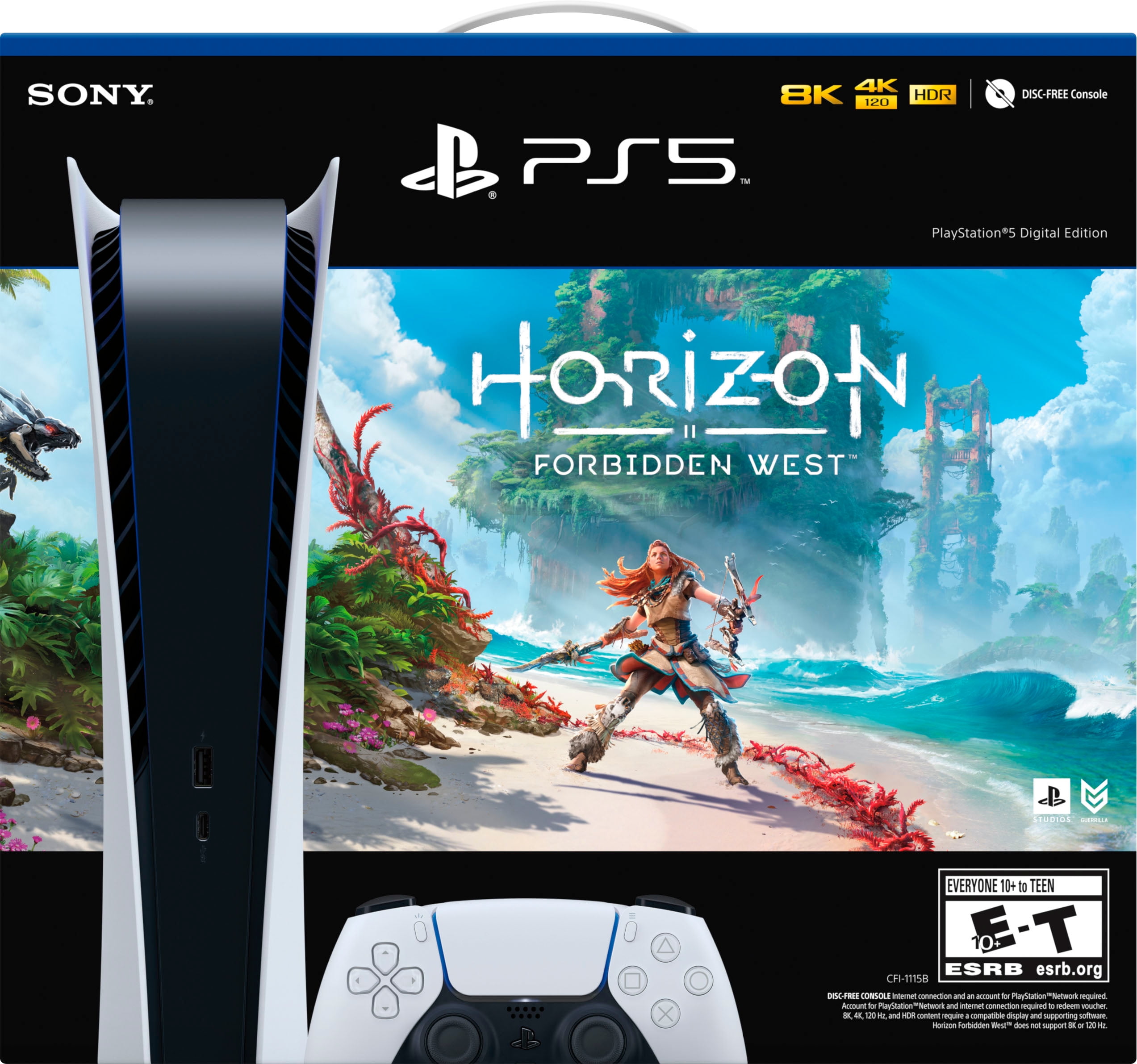 West™ Bundle Sony Forbidden Horizon PlayStation 5, Edition Digital