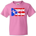 thumbnail image 3 of Inktastic Puerto Rico Flag in Text Youth T-Shirt, 3 of 5