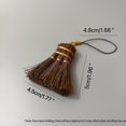 thumbnail image 2 of Mini Desktop Duster Set with Bamboo Handle, 3 Sizes, Traditional Brown Bristles, Keyboard and Office Cleaning Brush (Mini Little Brush), 2 of 2