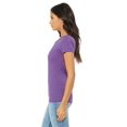 thumbnail image 3 of The Bella + Canvas Ladies Triblend Short Sleeve T-Shirt - PURPLE TRIBLEND - 2XL, 3 of 3