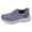 Purple, variant on Womens Platform Sneakers Breathable Slip on Walking Shoes Nonslip Low Top Tennis Shoes Comfortable Arch Support Nursing Shoes Light Purple Size 8