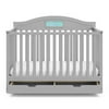 Story 5-in-1 Convertible Crib with Drawer Pebble Gray