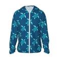 thumbnail image 2 of Lsque Cute Turtle UPF 50+ Lightweight Sun Protection Men's Women's Long Sleeve Shirt, Hoodie Performance -X-Large, 2 of 9