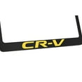 thumbnail image 3 of Honda CRV wordmark black coated metal license plate frame holder 2 hole, 3 of 4