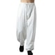 thumbnail image 2 of Pantalones bombachos holgados de lino y algodón para hombre, de pierna ancha, largos y largos, 2 of 6