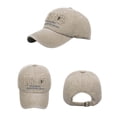thumbnail image 3 of Casquette de Baseball Brodée Lavée pour Hommes Casquette Couple, 3 of 3