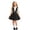 Black, variant on Girls Back-to-School Pleated Jumper Dress Kids School Uniform Style Overall Skirt Toddler Classic Preppy A-Line Gown Academic Outfits for Little Girls Ages 2-9 Years Navy