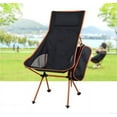 thumbnail image 3 of Chaise Lune d'Extérieur Chaise Pliante Portable Chaise en Alliage d'Aluminium Chaise de Pêche Camping Auto-Équilibrée Fauteuil Inclinable de Tournée Chaise de Plage Décontractée, 3 of 3