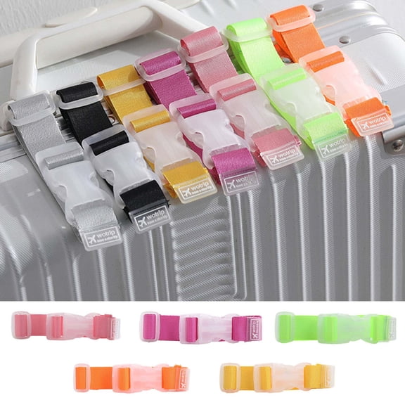 Blaxill Luggage Straps | Adjustable Nylon Belt with Secure Buckle | Multicolor Suitcase Clip | Fits Various Bag Sizes | Travel Accessory | Easy Identification | 2.5×30cm | 1 Pack