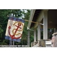 thumbnail image 4 of Toland Home Garden Rustic Anchor And Compass-Key West Key West Flag Double Sided 28x40 Inch, 4 of 5