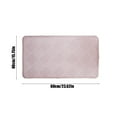 thumbnail image 3 of Leodye Ultra Thin Bathroom Rugs Set of 1,Low Profile Bath Mat Non Slip Fit Under Door Absorbent Shower Rug Washable Grey Indoor Door Mat-23.62x15.75x0.12in, 3 of 6