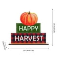 thumbnail image 3 of asddcavvf Thanksgiving Wooden Pumpkin Crafts Props Decoration Autumn Festival Car Wooden Decoration Dinosaur Christmas Ornament Set Son Christmas Ornament Christmas Ornament Snowflakes, 3 of 6