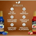 thumbnail image 5 of Syruvia Blue Raspberry & Strawberry Pure Cane Syrup, 5 of 7