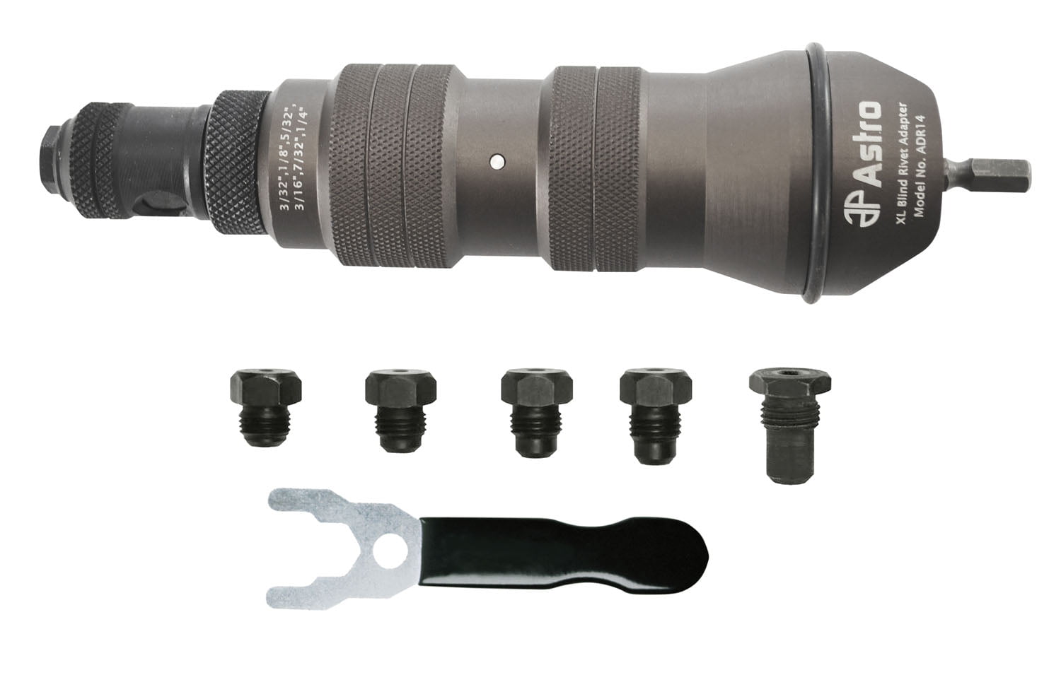 Rivet Nut Gun Tool Kit Drill Adapter RivNut Setting Kit Astro Pneumatic Tool New 
