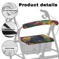 thumbnail image 5 of Jiueut Black Cat Medical Products Rollator Walker Seat & Back Cover for Women 2 Piece Rollator Walker Seat and BackRest Cover with Cats Driving Aid Cover for Seniors, 5 of 7