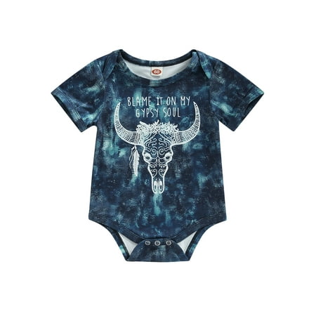 

Bagilaanoe Newborn Baby Girl Boy Rompers Print Short Sleeve Bodysuits 6M 12M 18M 24M Infant Casual One Piece Short Jumpsuit