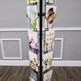 thumbnail image 4 of FixtureDisplays® Greeting Card Rack 24-Pocket 6" Wide Pocket (Fits 5x7" Cards with Envelop) CD DVD Metal Display Stand Spinning Floor Stand 11703-BLACK, 4 of 8