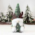 thumbnail image 3 of Christmas Doll Doll Standing Pose Knitting Tabletop Faceless Old Man Doll Holiday Decoration, 3 of 4