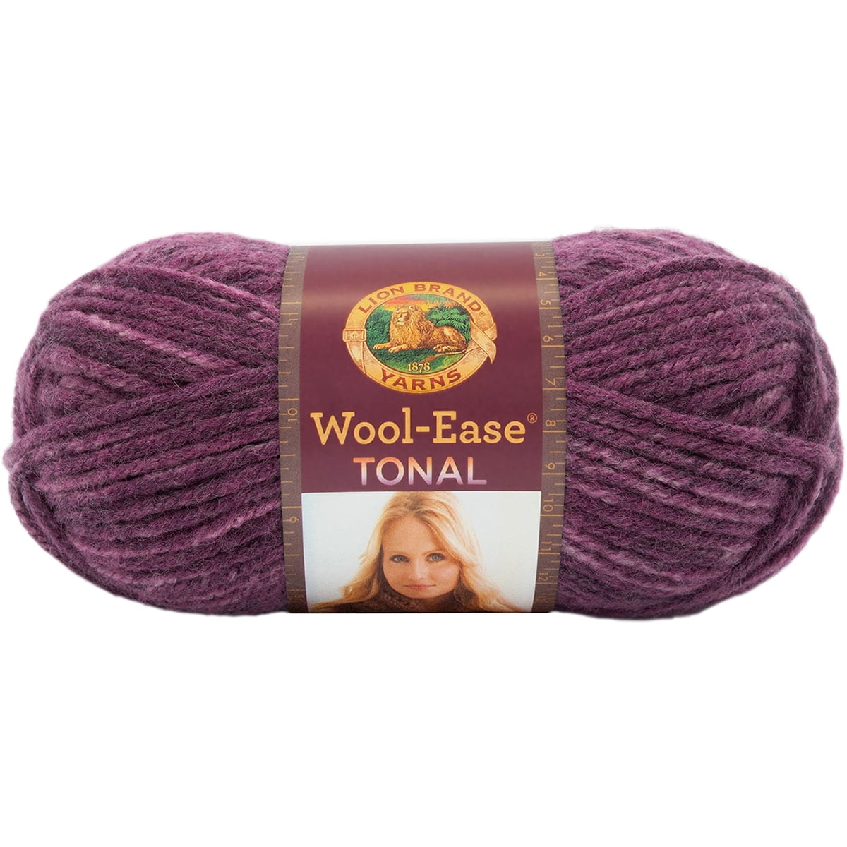 Lion Brand 635-145 Wool-Ease Tonal Yarn-Plum